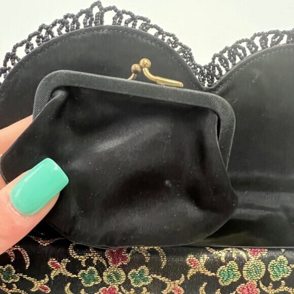 Vintage Wallet with coin purse and mirror - Picture 5 of 9